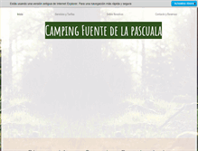 Tablet Screenshot of campinglapascuala.com